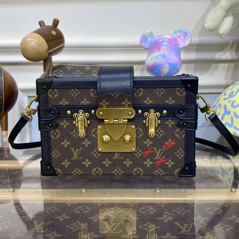 Replica Louis Vuitton Petite Malle Dark Brown
