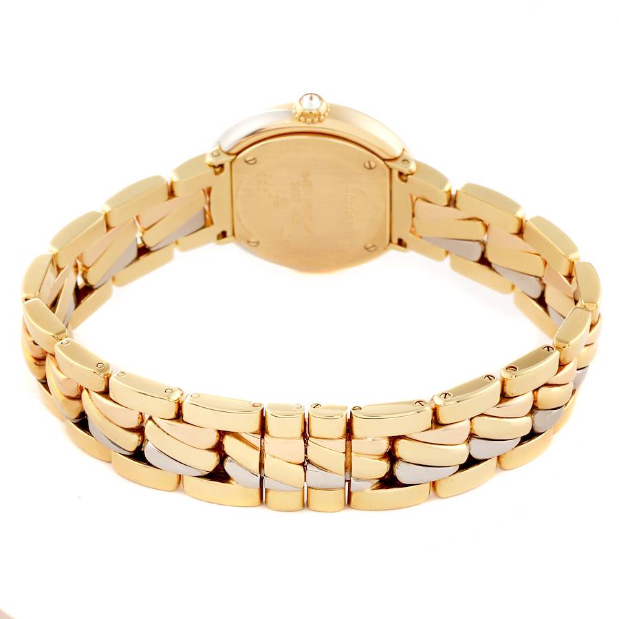 Cartier Trinity White Yellow Rose Gold Diamond Ladies Watch WG200151