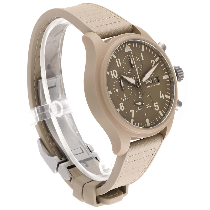 IWC Big Pilot Top Gun Chronograph Mojave Desert Brown Dial Mens Watch IW389103