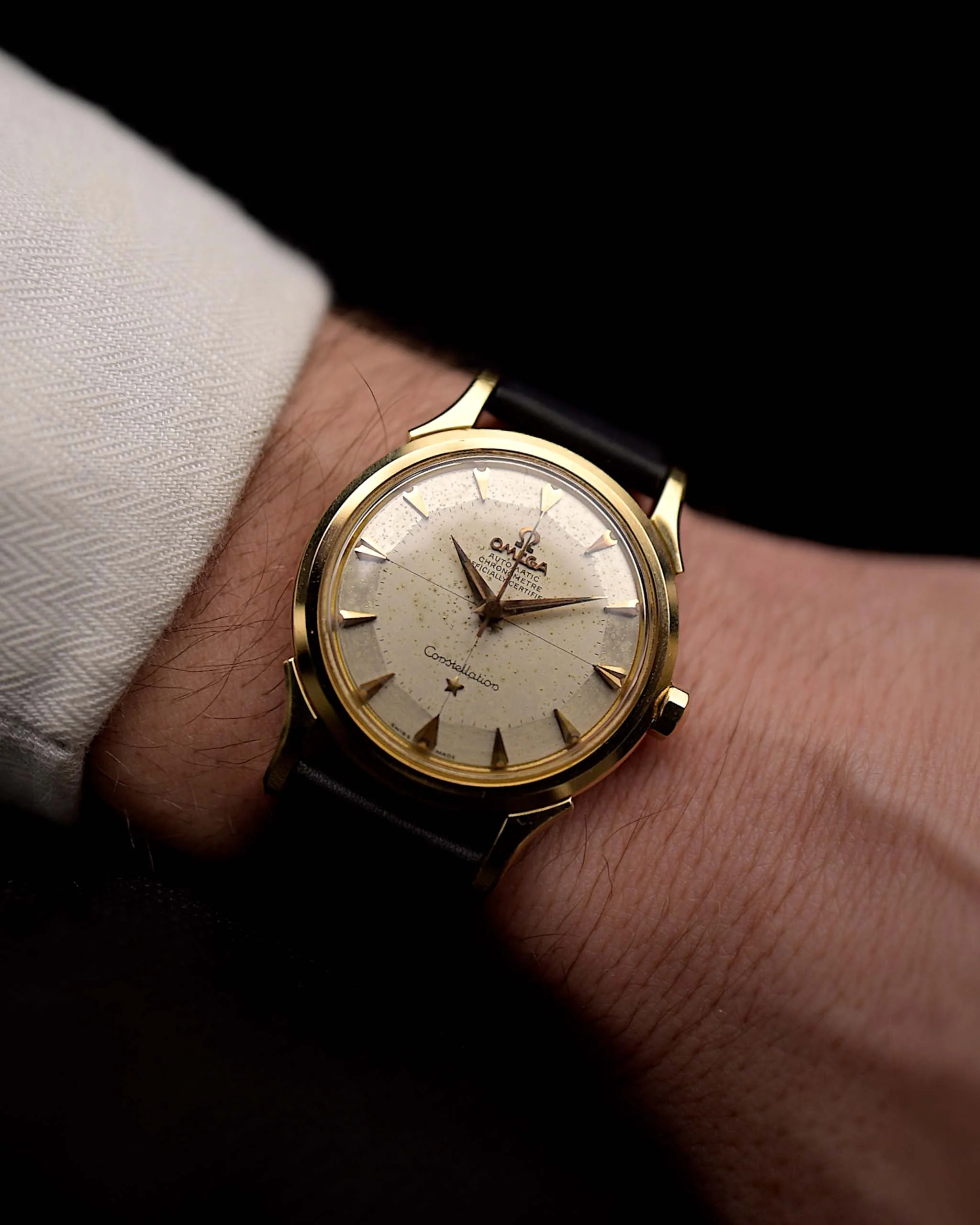 Omega Constellation 2852 Arrow Crosshair 1956