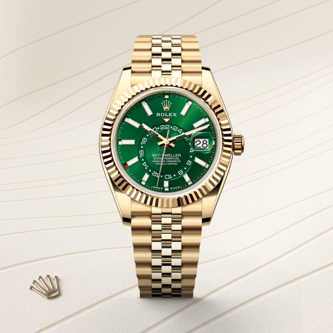 2025 NEW Rolex Sky-Dweller Oyster, 42 mm, yellow gold M336938-0008