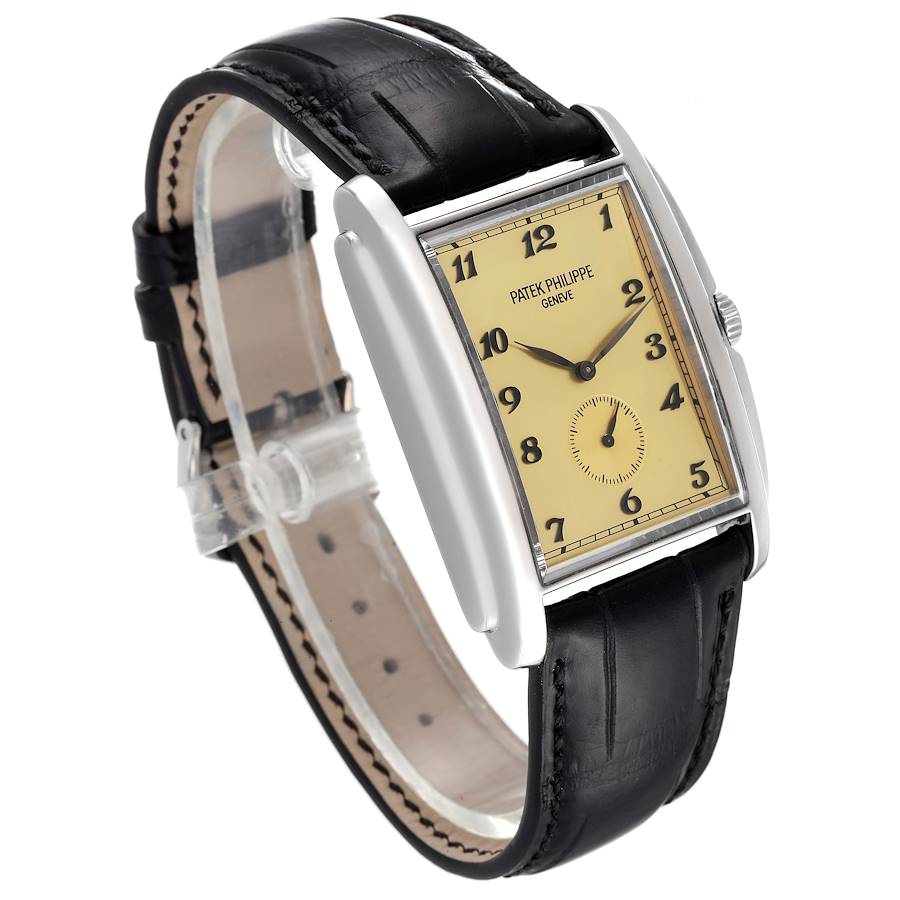 Patek Philippe Gondolo Small Seconds White Gold Mens Watch 5124