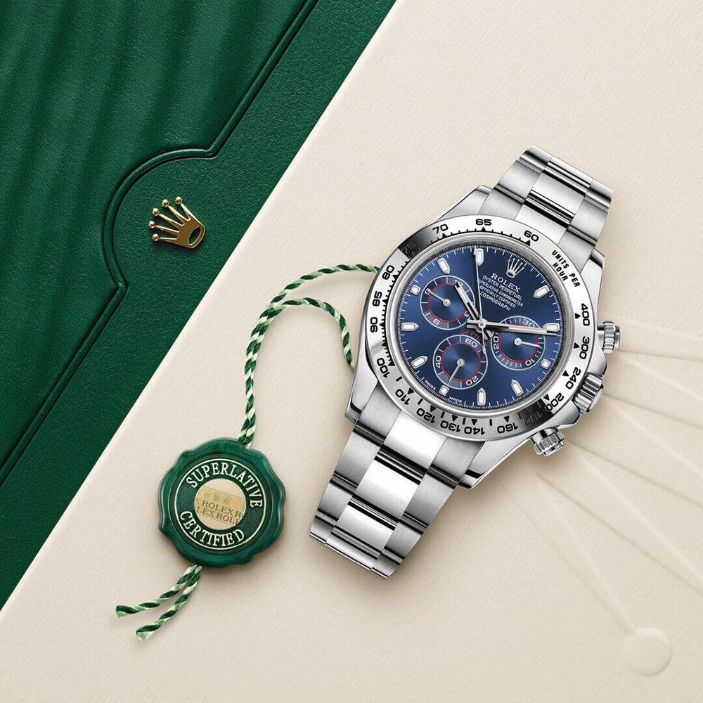 Big Discount-Rolex Cosmograph "Ghost" Daytona 40mm 18ct White Gold m116509 Series Unworn