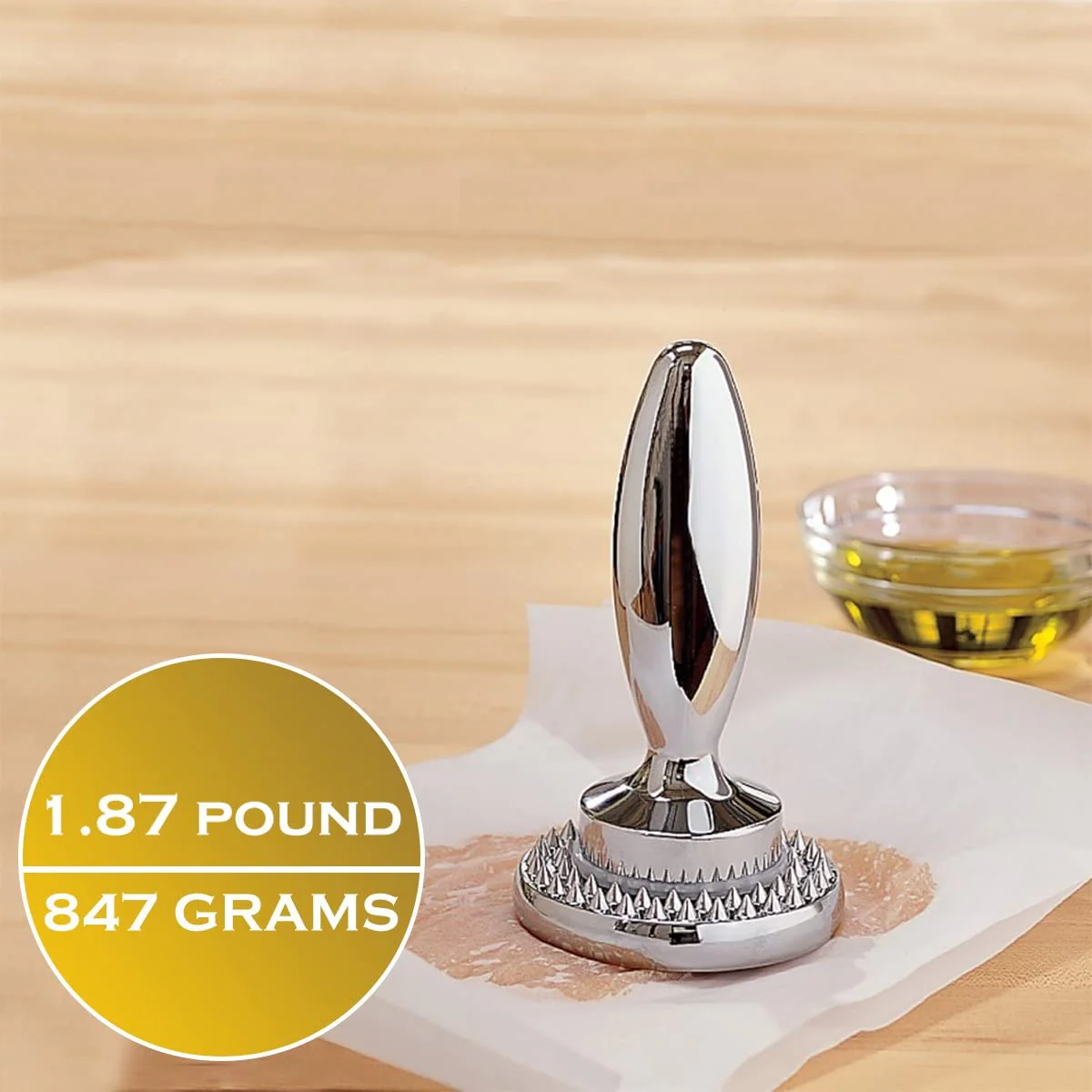 Meat Tenderizer and Pounder Dual Sided
