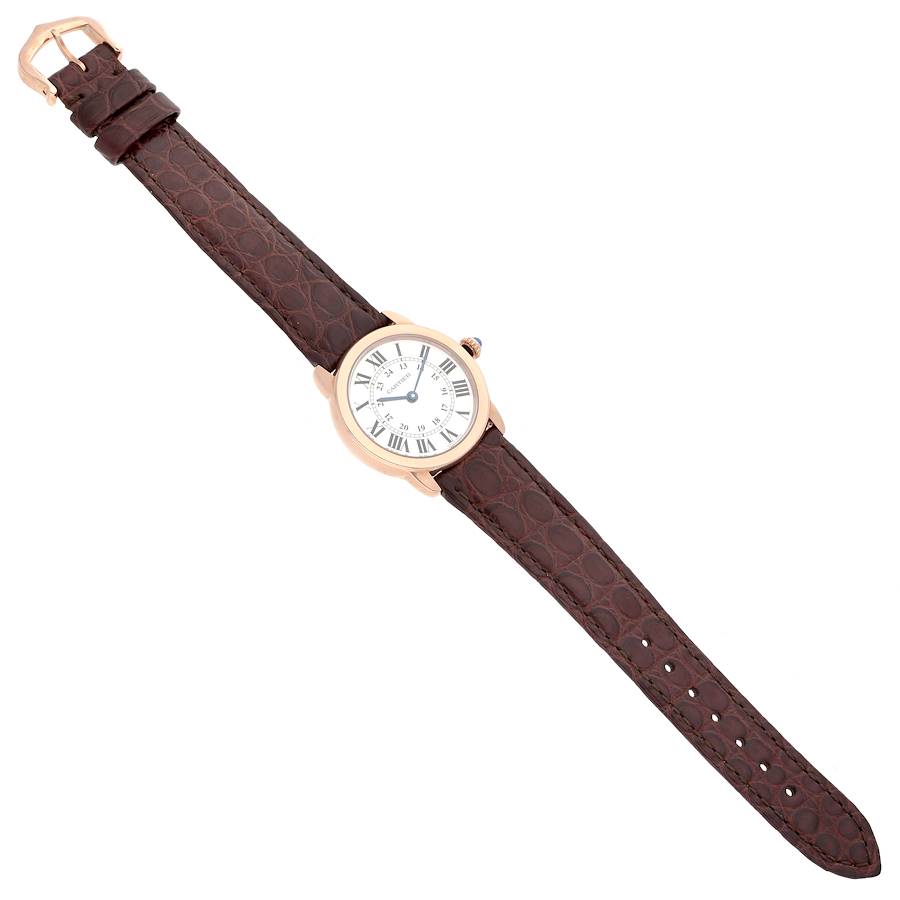 Cartier Ronde Solo Steel Rose Gold Small Ladies Watch W6701007 Papers