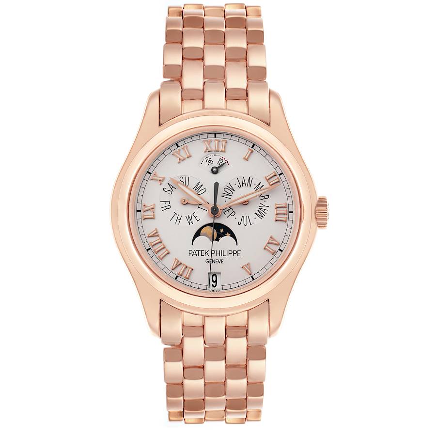 Patek Philippe Annual Calendar Moonphase Rose Gold Mens Watch 5036
