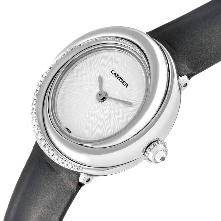 Cartier Trinity White Gold Diamond Ladies Watch WG201041