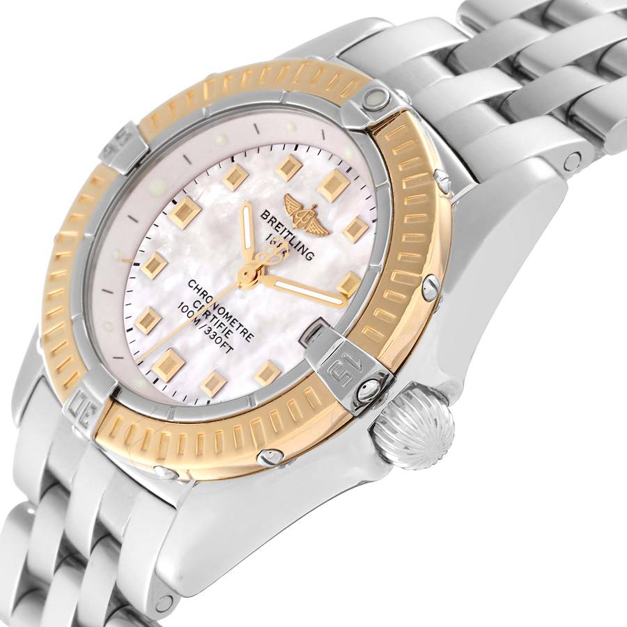 Breitling Windrider Calisto Steel Yellow Gold Ladies Watch D72345
