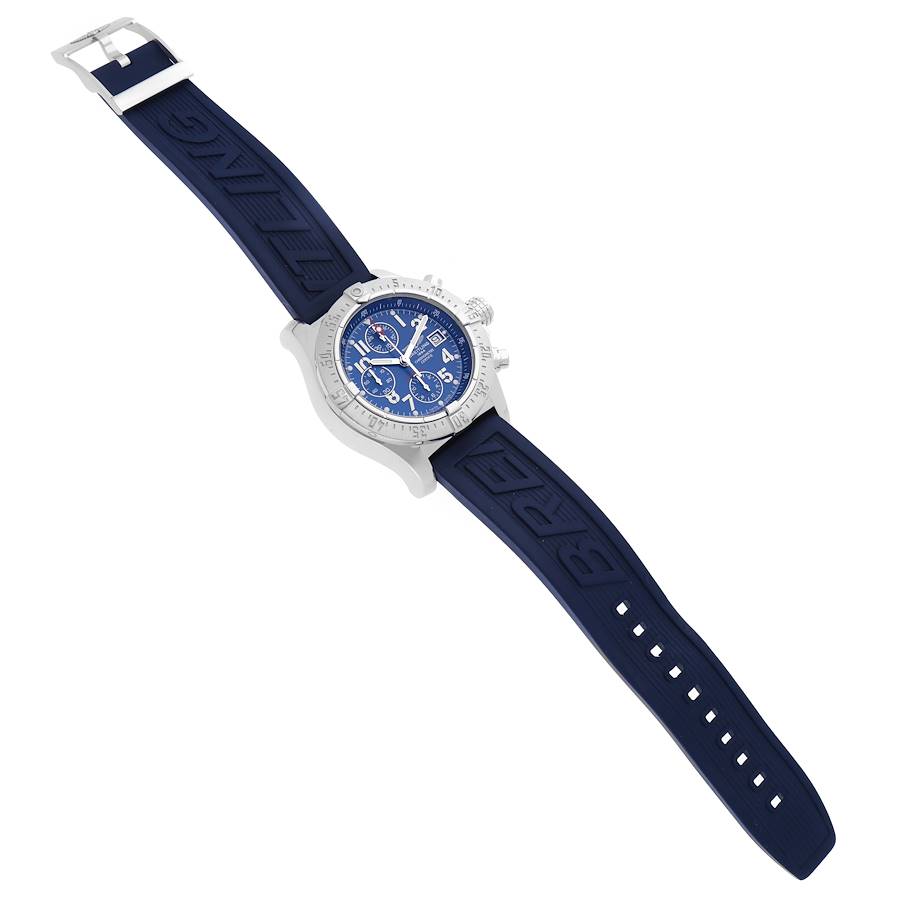 Breitling Avenger Skyland Chronograph Blue Dial Steel Mens Watch A13380