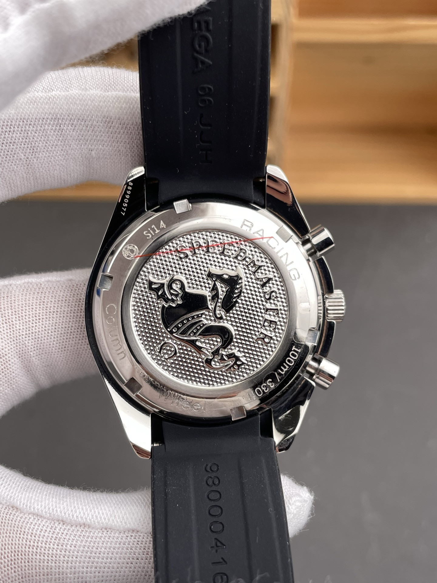 Speedmaster Racing Series, Black Dial