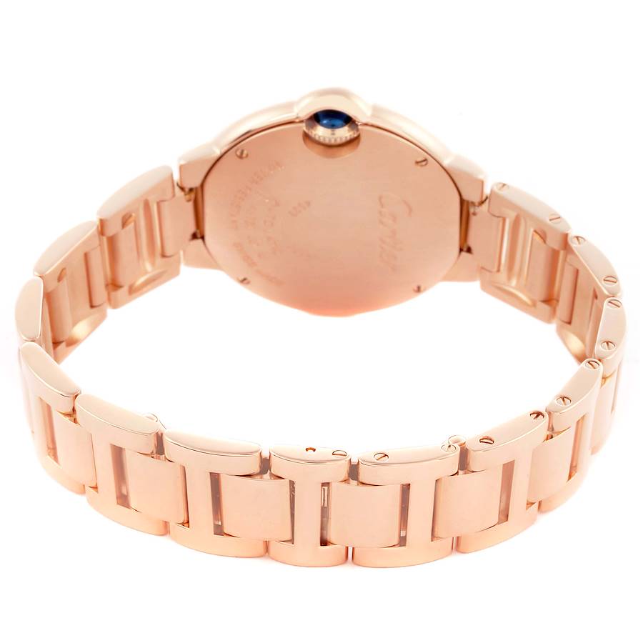 Cartier Ballon Bleu Rose Gold Diamond Ladies Watch WE902064