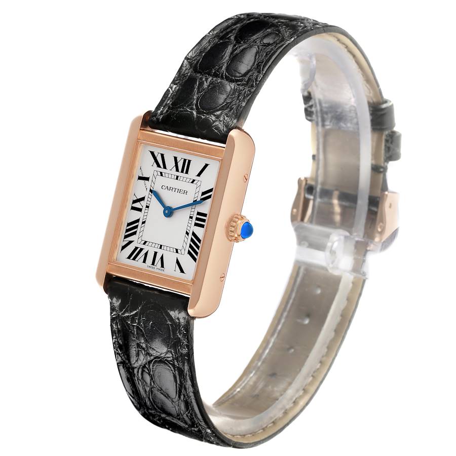 Cartier Tank Solo Rose Gold Steel Ladies Watch W5200024
