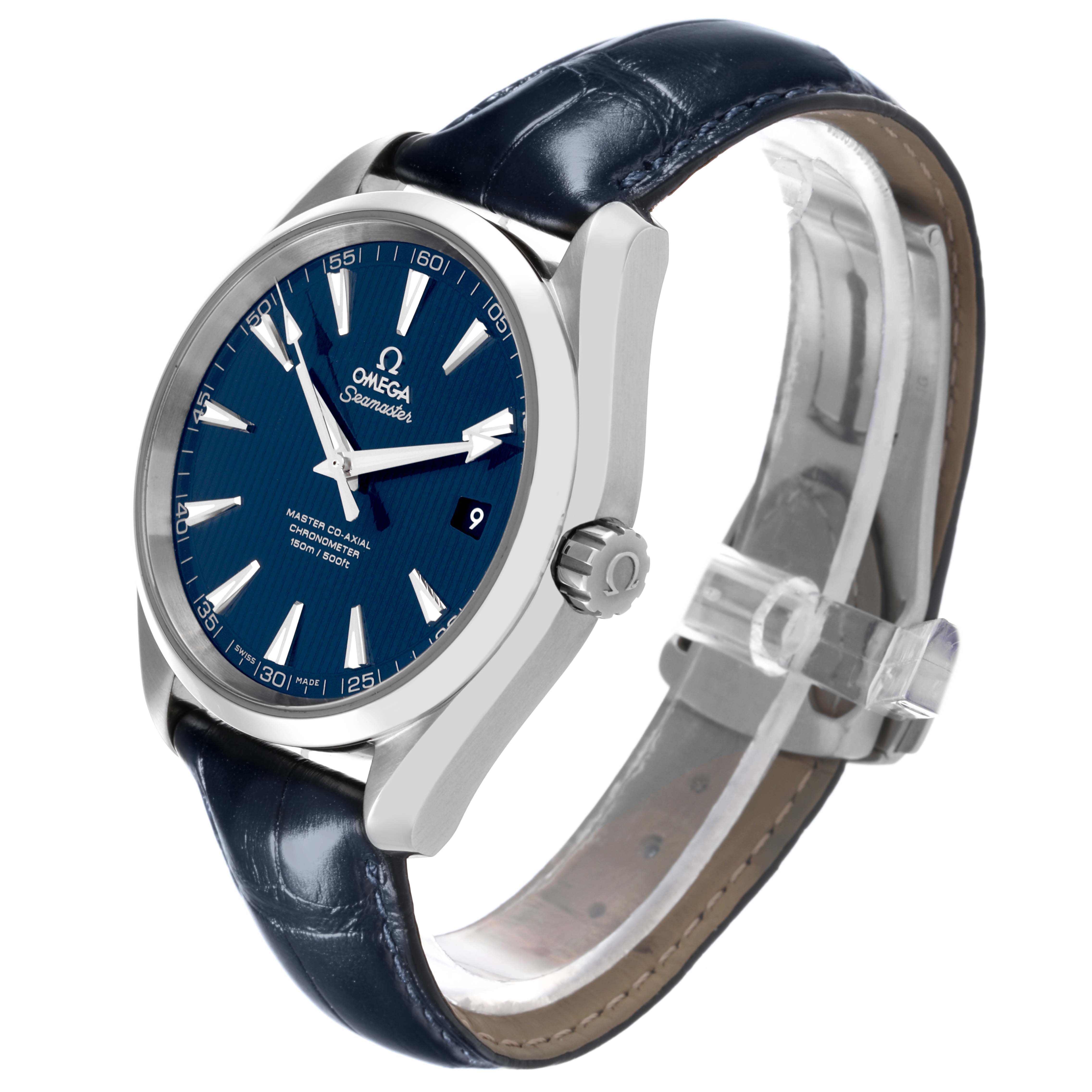 Omega Seamaster Aqua Terra Blue Steel Mens Watch 41.5 MM 231.13.42.21.03.001