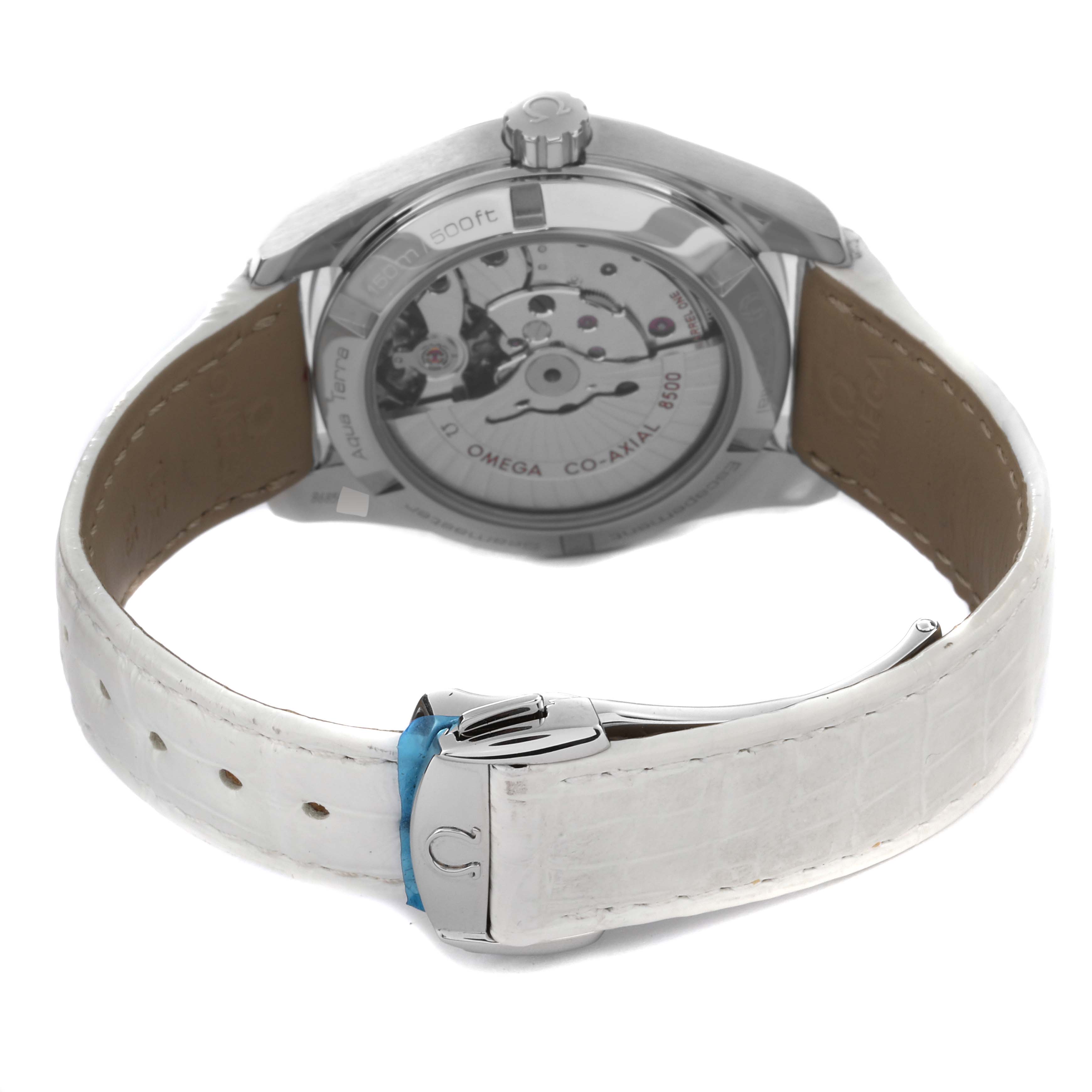 Omega Seamaster Aqua Terra Mother Of Pearl Diamond Steel Watch 39.5 MM 231.13.39.21.55.001