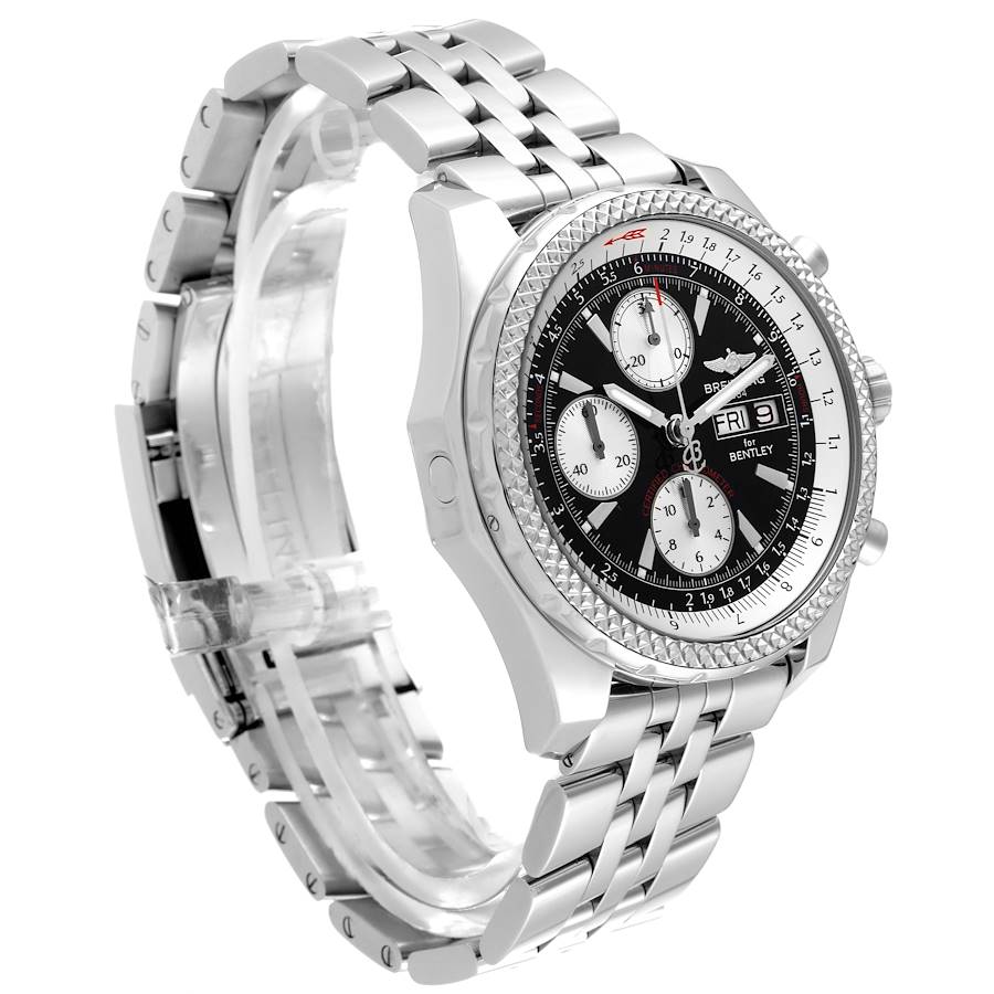 Breitling Bentley Motors GT Black Dial Steel Mens Watch A13362