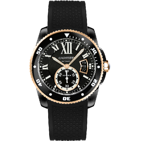 Calibre Rose Gold Mix Full Black 42mm