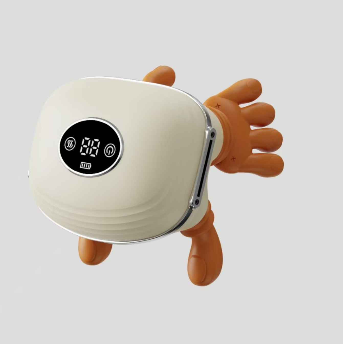 Novelty Hand Palm Electric Massager, Portable Rechargeable Heating Tool