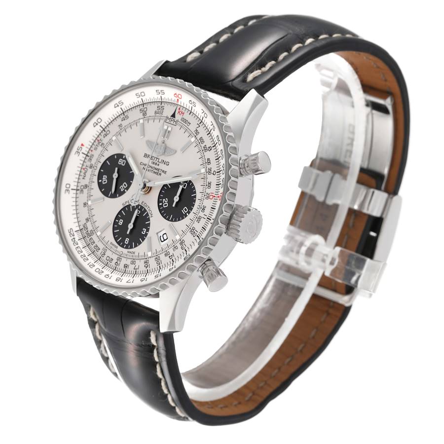 Breitling Navitimer 01 Panda Dial Steel Mens Watch AB0120