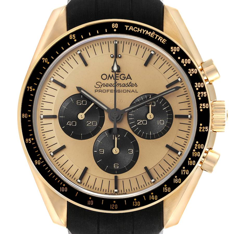 Omega Speedmaster Yellow Gold Mens Moonwatch 310.62.42.50.99.001