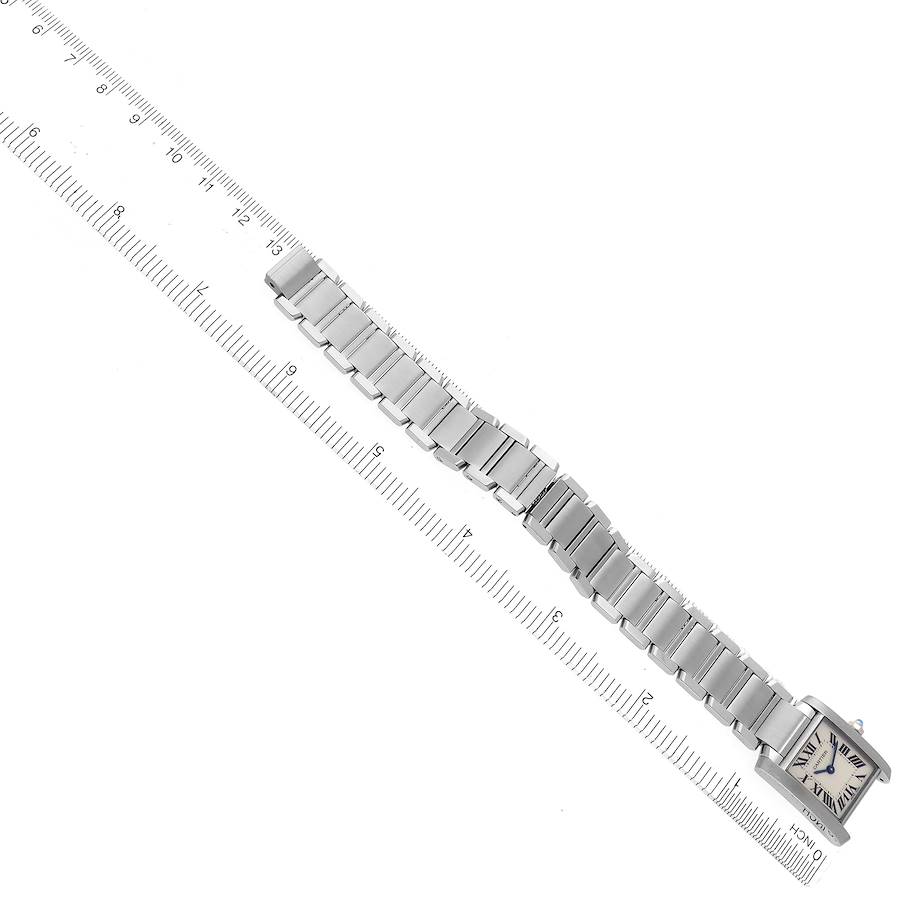Cartier Tank Francaise Small Steel Ladies Watch W51008Q3