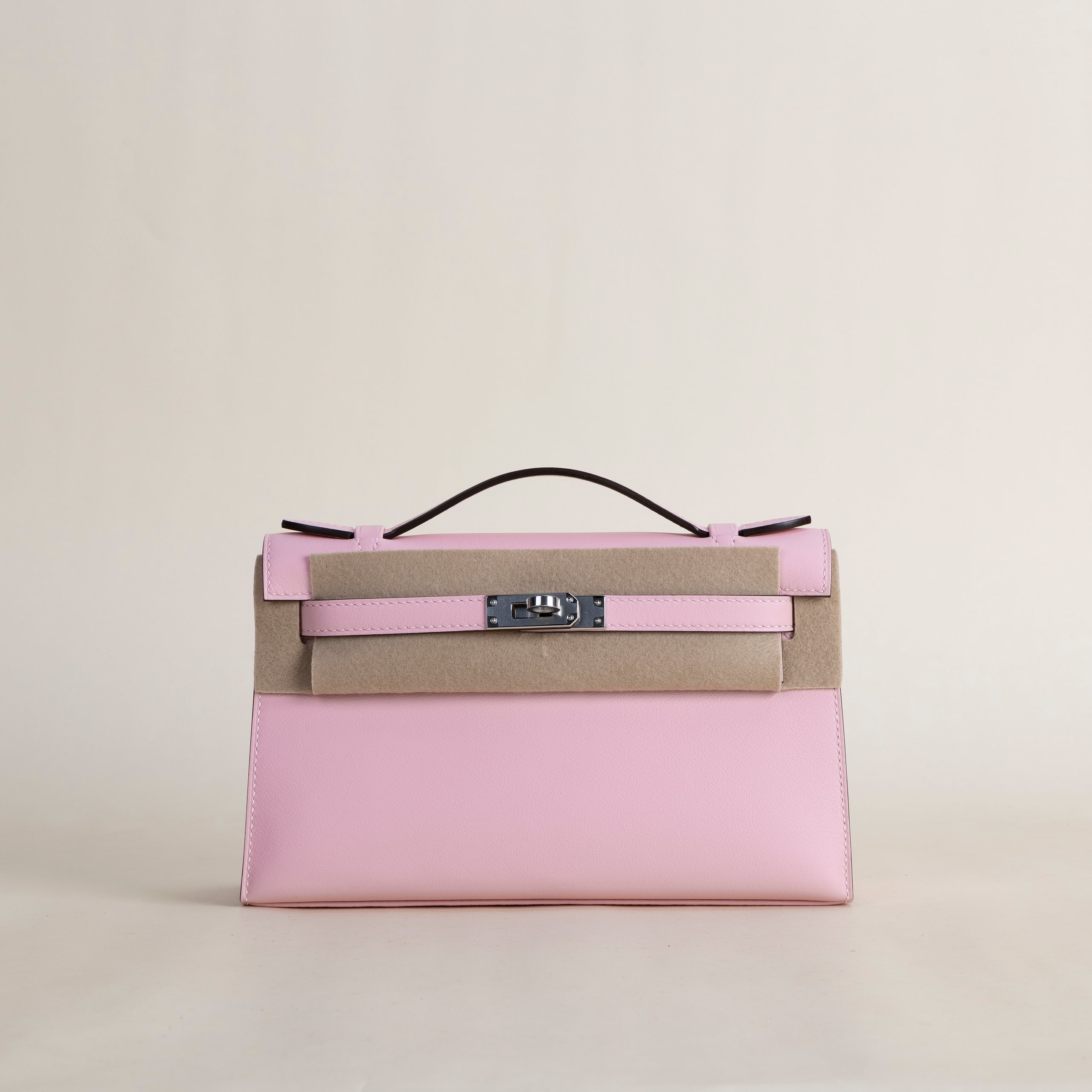 Kelly pochette swift 3Q rose sakura PHW