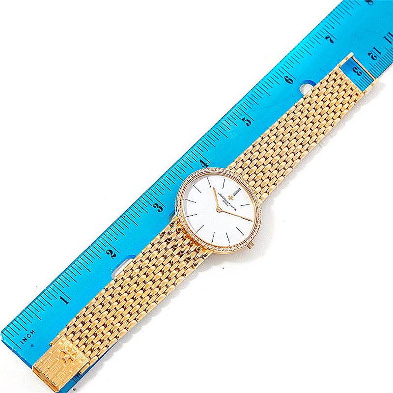 Vacheron Constantin 18K Yellow Gold Diamond Watch 33593
