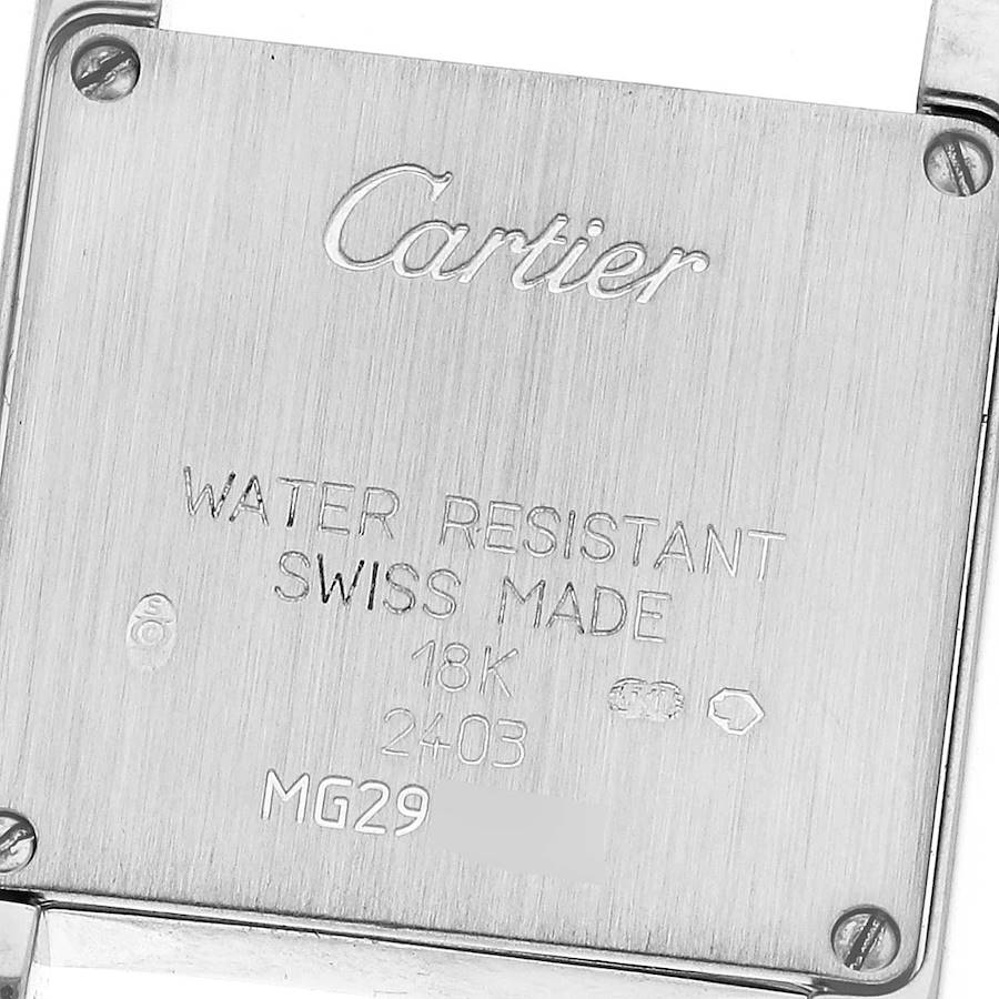 Cartier Tank Francaise White Gold Diamond Ladies Watch WE100251