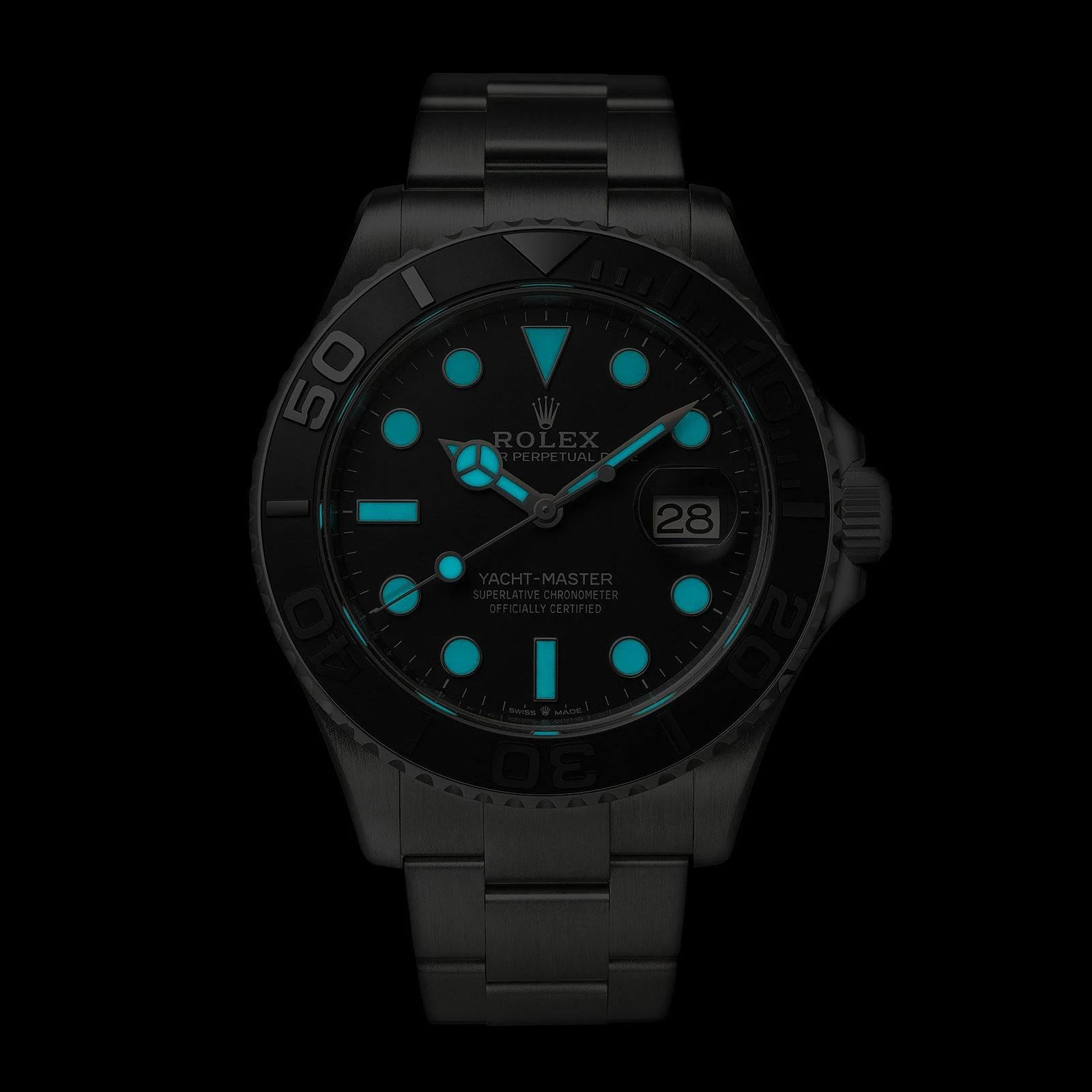2023 Newest Rolex Yacht-Master 42 Black Dial RLX Titanium Men's Watch 226627-0001