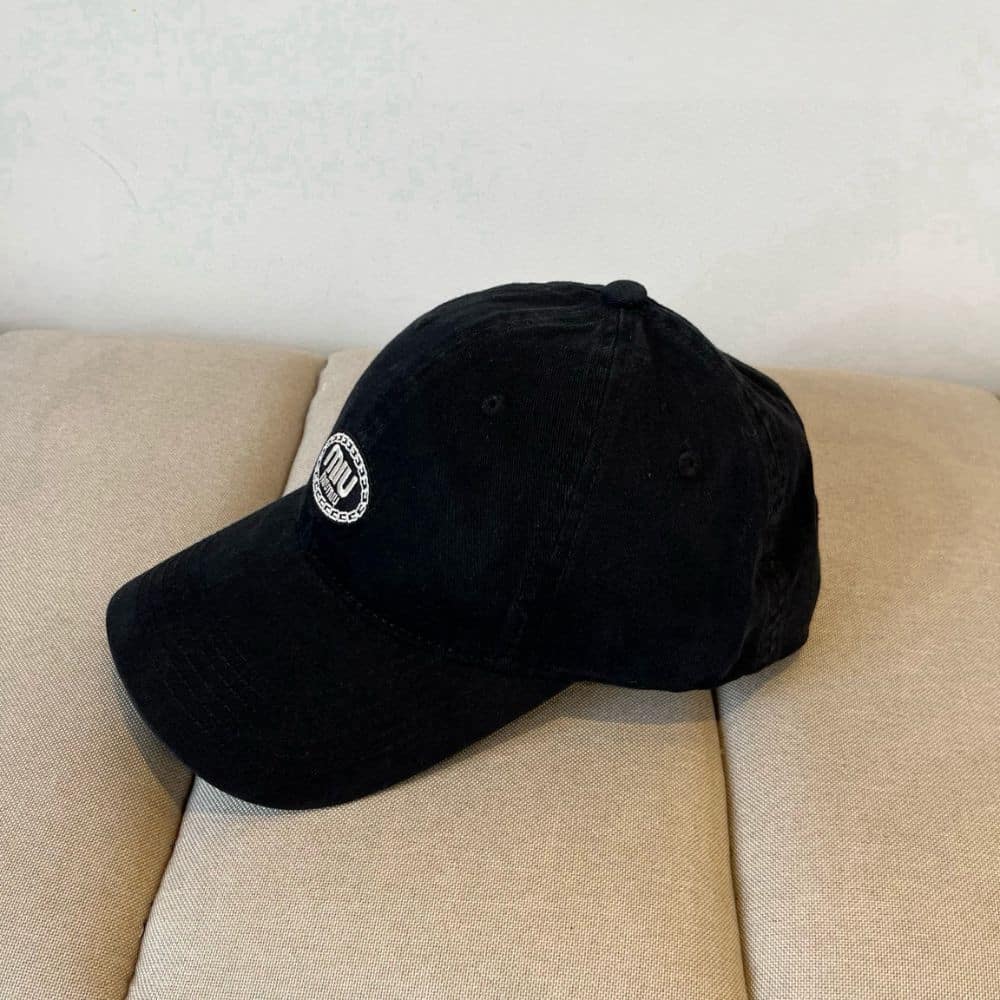 Miumiu Baseball Cap Basic Black