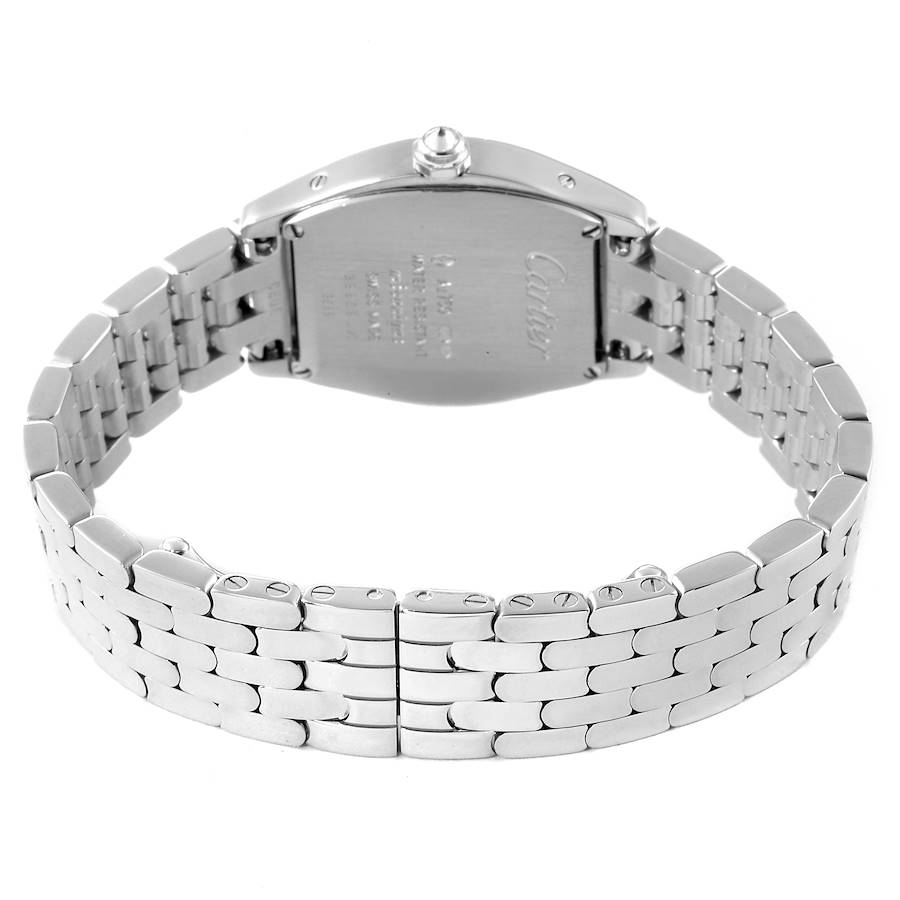 Cartier Tortue White Gold Diamond Ladies Watch WA501011