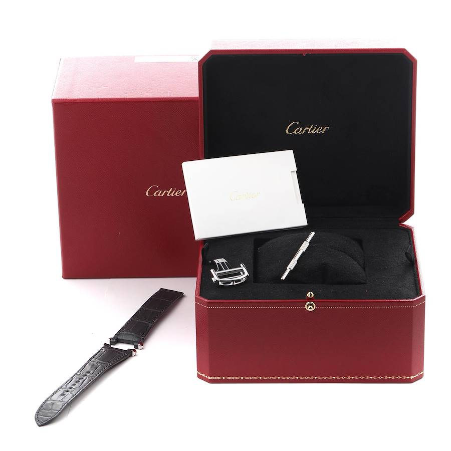 Cartier Pasha 41mm Silver Dial Steel Mens Watch WSPA0018