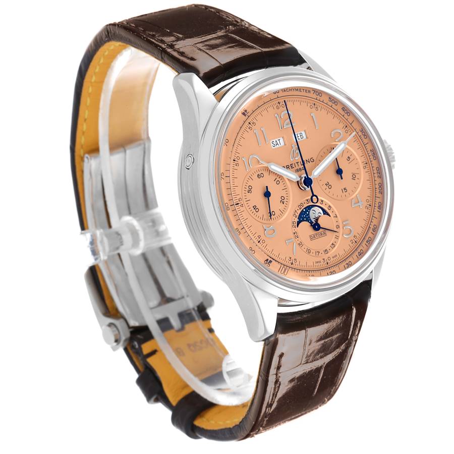 Breitling Premier B25 Datora 42 Steel Mens Watch AB2510