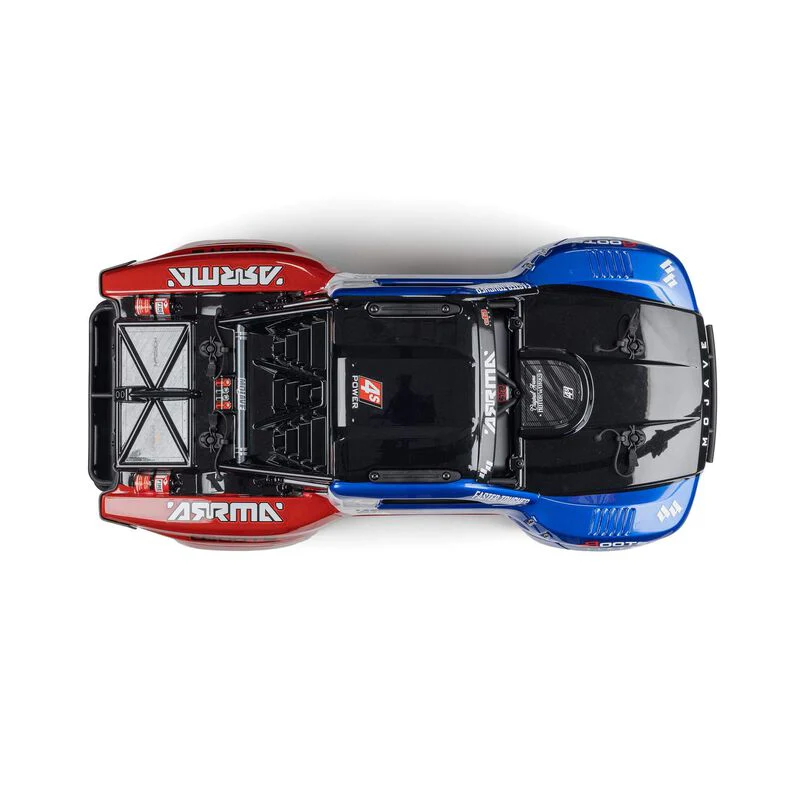 ARRMA MOJAVE 4X4 4S BLX 1/8th Scale Desert Truck Blu/Red