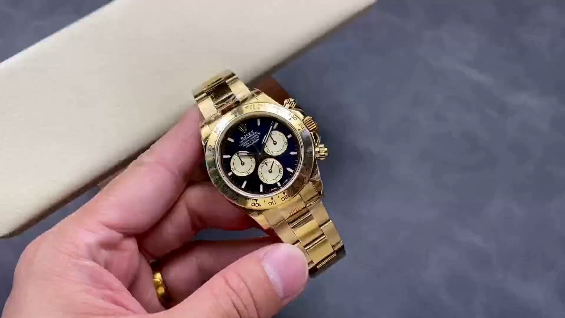 CC Rolex Daytona 126508 0002 Two Tone Black Dial Replica Watch