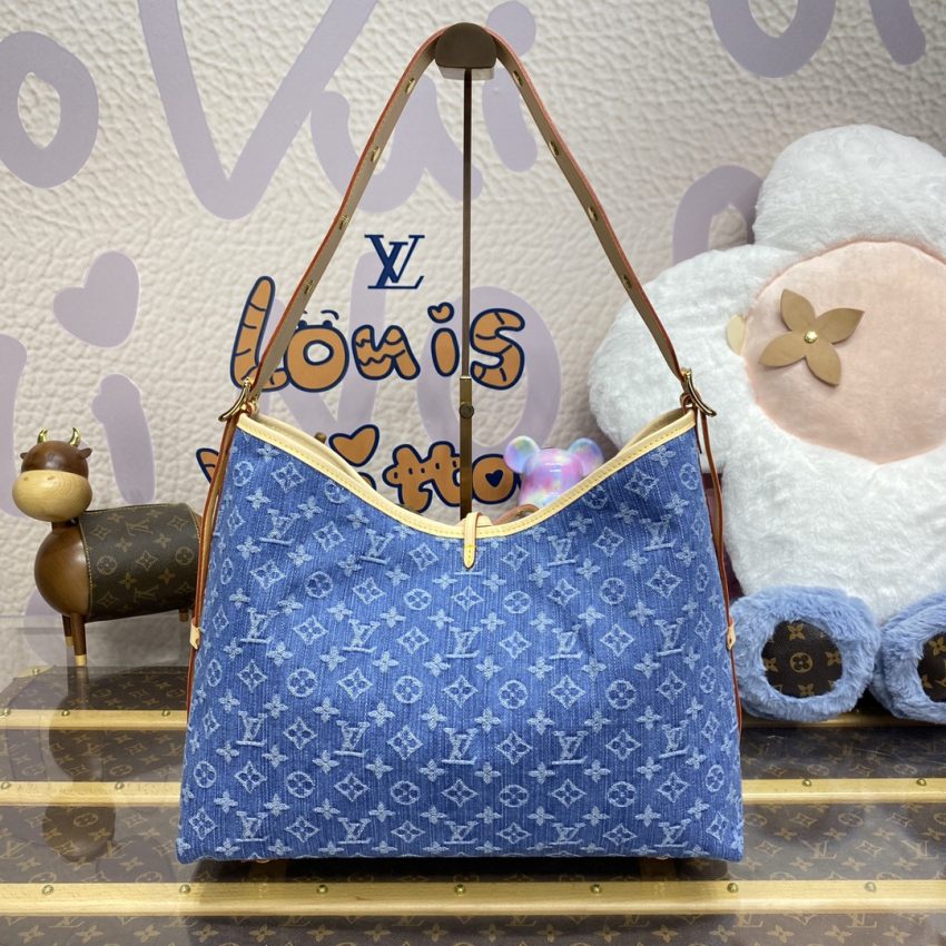 Replica Louis Vuitton Carry All MM Denim