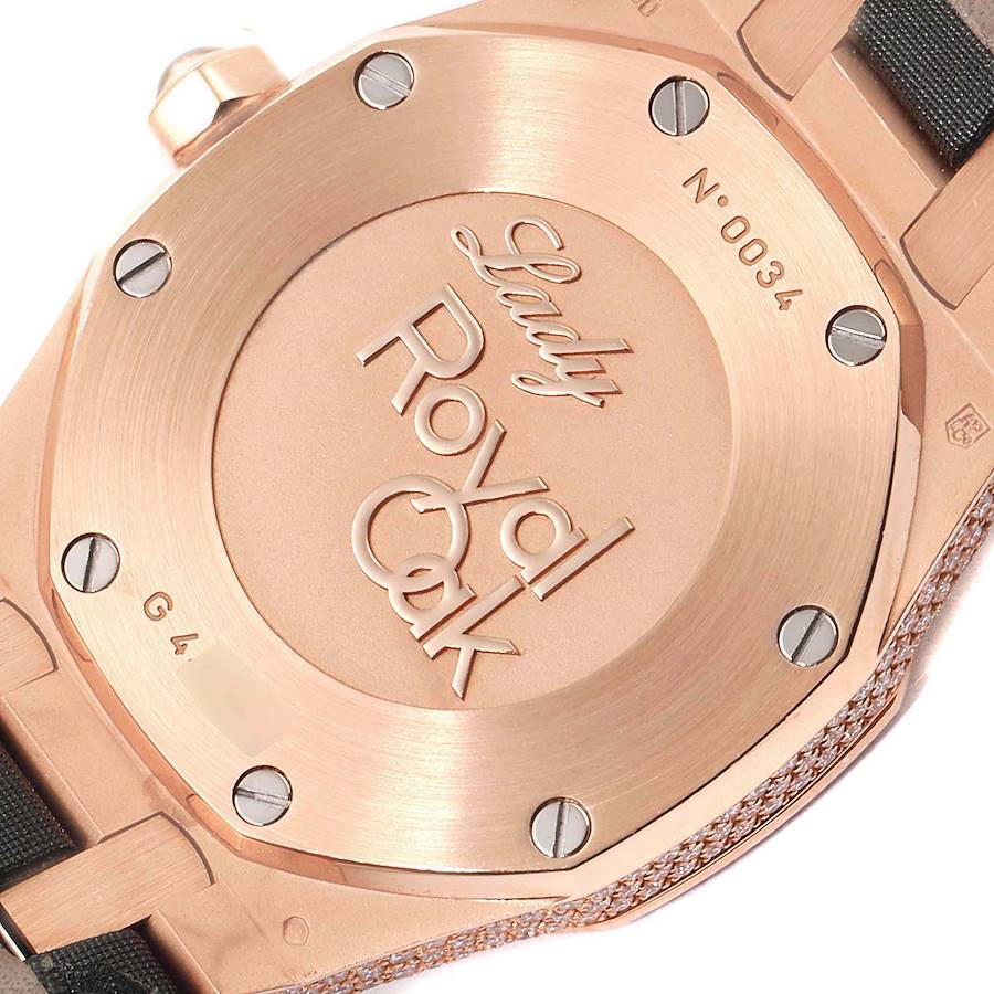 Audemars Piguet Royal Oak Rose Gold Diamond Ladies Watch 67625OR