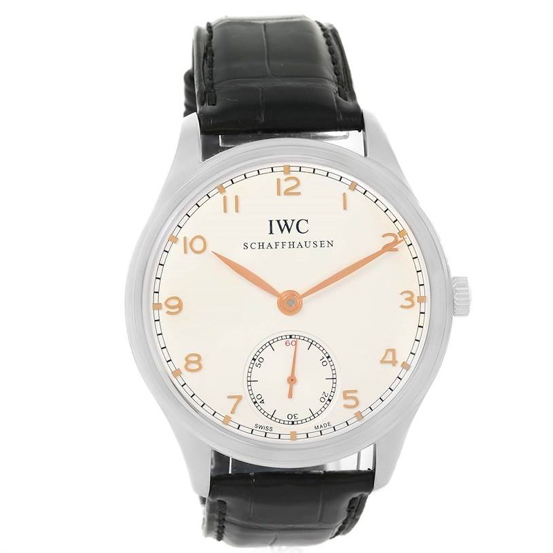 IWC Portuguese Chrono Manual Stainless Steel Mens Watch IW545408