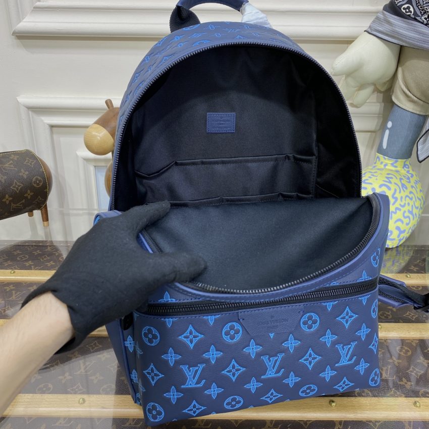 Replica Louis Vuitton Discovery Backpack Light Blue