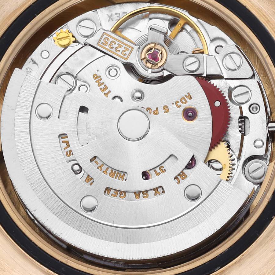 Rolex Yachtmaster 29 Yellow Gold Silver Dial Ladies Watch 169628