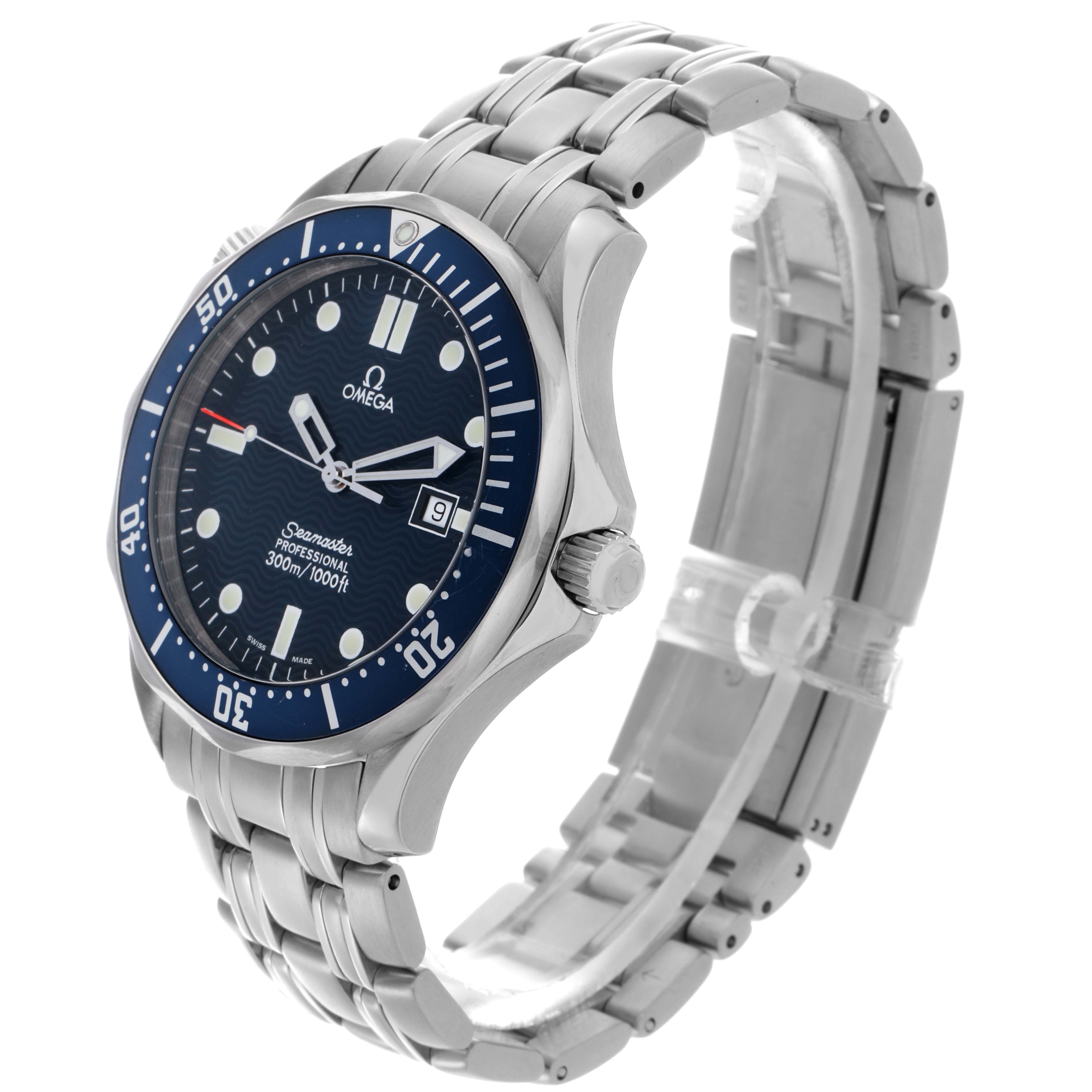 Omega Seamaster 300M Diver Blue Dial Steel Mens Watch 41.0 MM 2541.80.00
