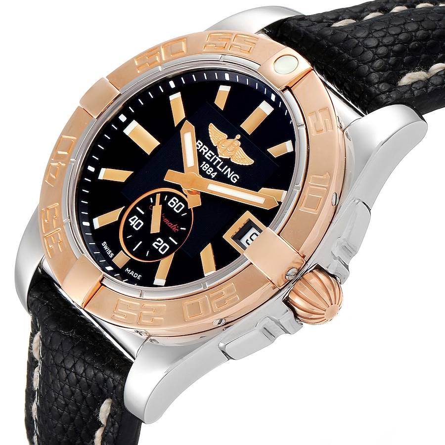 Breitling Galactic 36 Stainless Steel Rose Gold Watch C37330