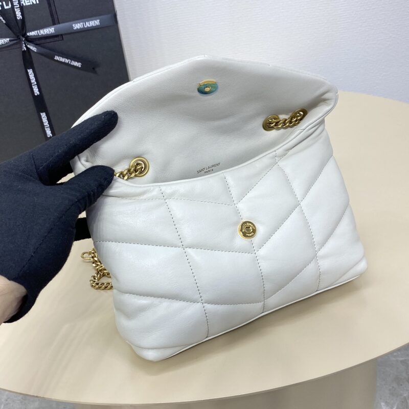 Replica YSL Loulou White Puffer
