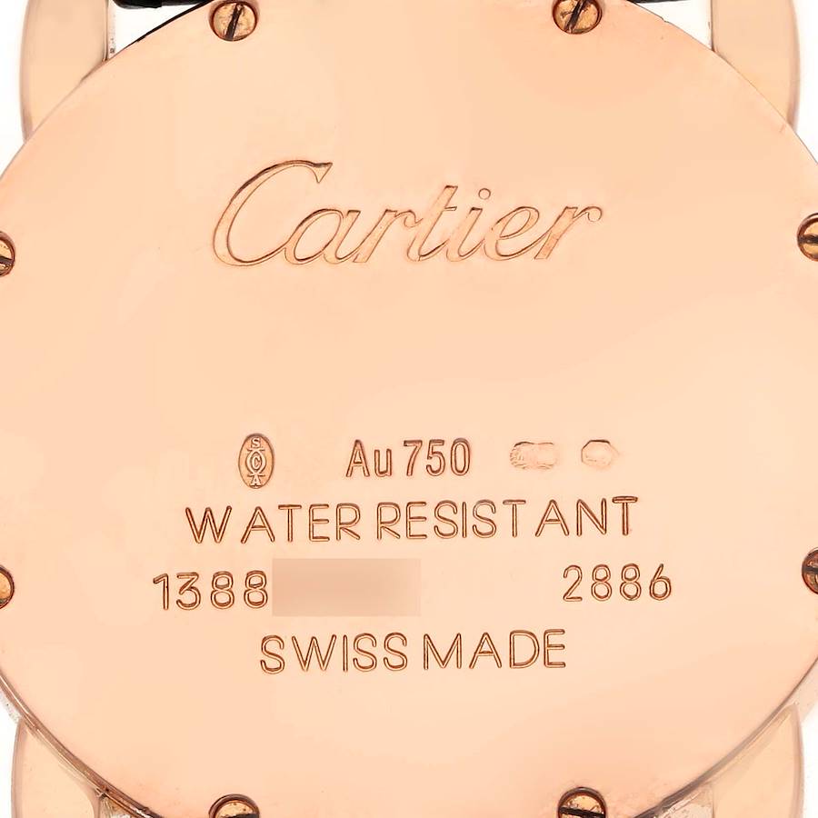 Cartier Ronde Louis Rose Gold Silver Dial Ladies Watch W6800151