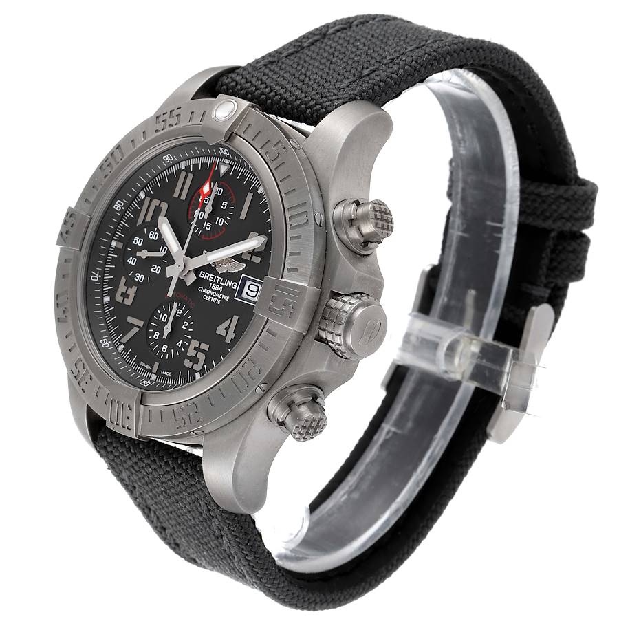 Breitling Avenger Bandit Grey Dial Titanium Mens Watch E13383