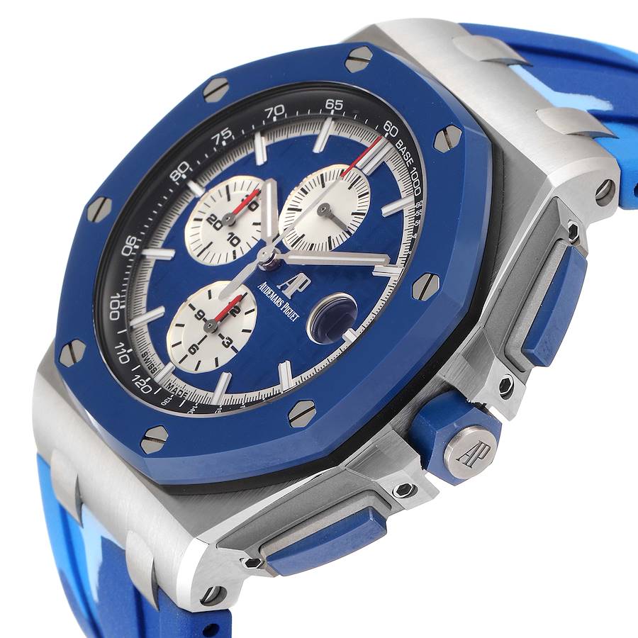 Audemars Piguet Royal Oak Offshore Chronograph Blue Dial Watch 26400