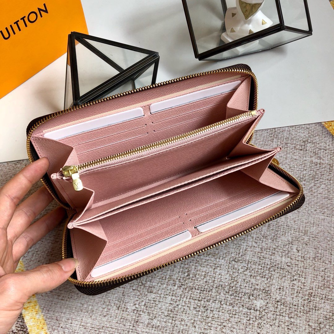 Louis Vuitton Zippy Wallet Damier Ebene N60046