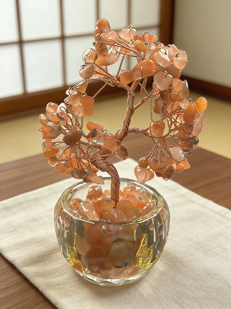 Carnelian Agate Tree of Life: Boost Vitality, Attract Abundance & Protect Energy