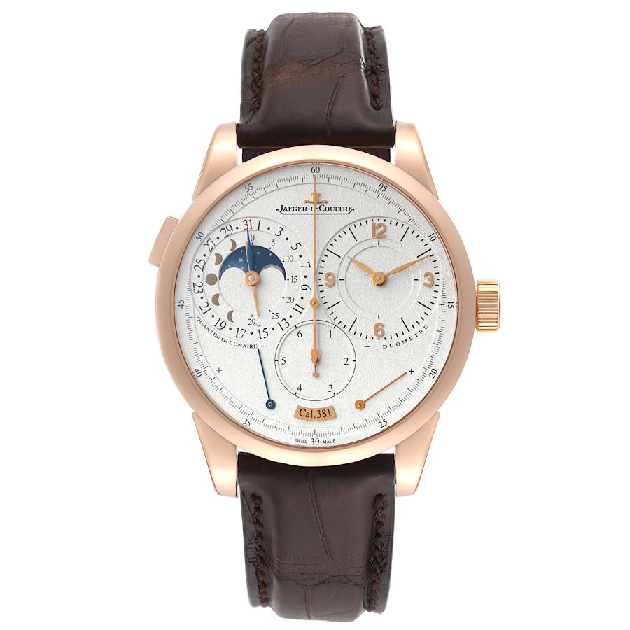 Jaeger Lecoultre Duometre Quantieme Lunaire Rose Gold Watch Q6042521