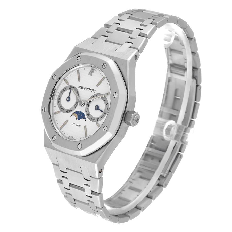 Audemars Piguet Royal Oak Day Date Moonphase Steel Mens Watch 25594ST