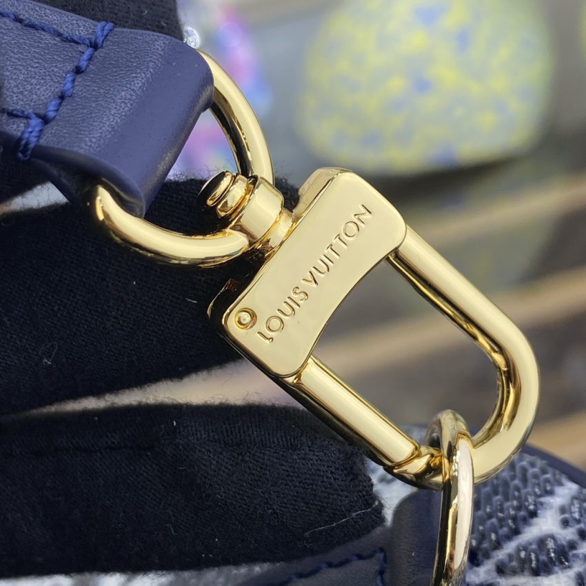 Replica Louis Vuitton Speedy Bandouliere Blue Denim